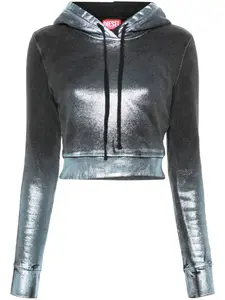 Укороченное худи F-Slimmy DIESEL, синий