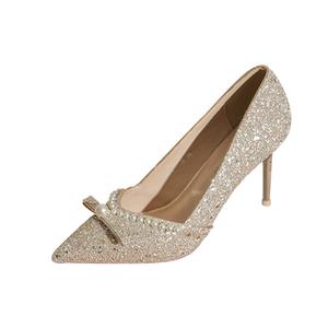 MADALLO Тонкие каблуки на шпильке женские шампань, цвет Champagne