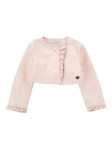 Жакет с оборками Monnalisa, розовый