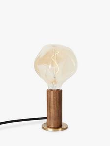 Настольная лампа Knuckle с LED Voronoi и 2W LED ES лампой tala, Walnut