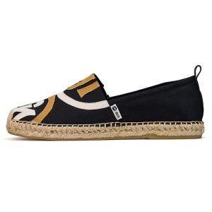 Joy&Mario Эспадрильи женские, черные/бежевые