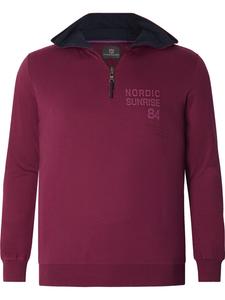 Jan Vanderstorm Свитшот 'Korbenkt' в темно-красном цвете