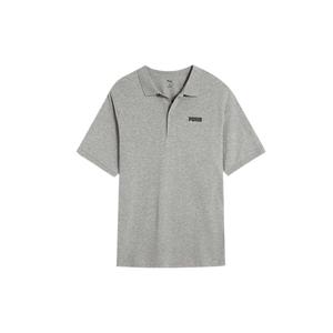 Футболка-поло Unisex Gray PUMA, серый