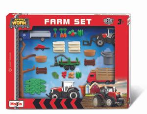 Комплект трактора Maisto 12565 Massey с фермой