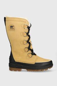 Зимние ботинки Sorel TORINO II TALL WP замшевые высокие, коричневый