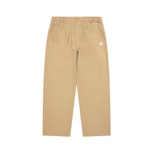 Bathing APE брюки со складками и шнурком Aape, коричневый