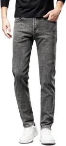 Брюки офисные джинсы cotton stretch retro straight leg SIDUFHAOPKLL