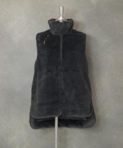 Жилет из искусственного меха Studio Picone, цвет Gray(080)