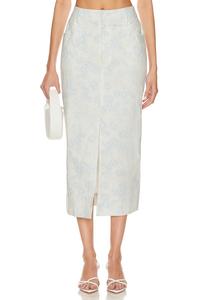 Юбка миди шанталь For Love & Lemons, синий