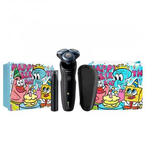 Электрическая бритва Rotary S5066/02 водонепроницаемая для влажного и сухого бритья с функцией умной регулировки мощности PHILIPS