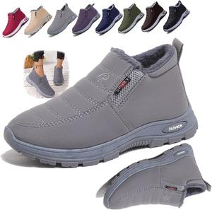 Женские зимние ботинки на овчине, утепленные, водонепроницаемые, противоскользящие, ортопедические, легкие, с удобной посадкой, водонепроницаемые походные ботинки Generic, серый