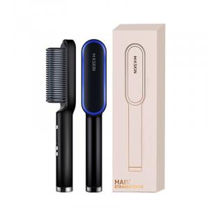 EKDO Curling Iron Limited Edition Kitten 2-в-1 щипцы для завивки и выпрямляющая щетка KD380 Limited Edition KSKIN, черный