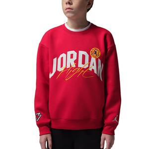 Свитшот FW25 Dynasty Interlock Flight Kids' Jordan, gym красный