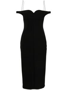 Philosophy Di Lorenzo Serafini платье миди с открытыми плечами, черный