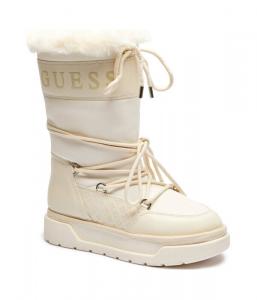 Ботинки женские Guess утепленные зимние, экрю