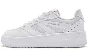 Кеды, скейтборд обувь женская низкая  белый Qiaodan