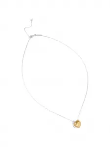 Ожерелье с кулоном в виде сердца Tous, серебряный