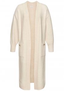 Вязаный кардиган LASCANA, Wool White