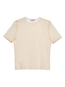 Футболка Prada из хлопка, нейтральный