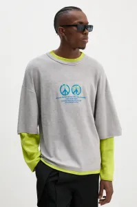 Шерстяной свитер BLUEMARBLE, серый