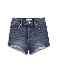 Детские шорты "Lucy" с рваным краем для девочек DL1961, синий