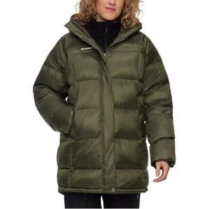 Пуховик glacier glow in женский MAMMUT, зеленый