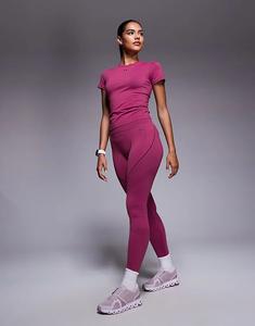 Бесшовные леггинсы Under Armour Vanish темно-бордового цвета