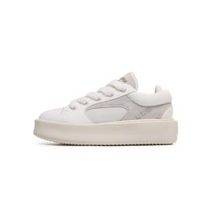 JIPOSEN Кроссовки для скейтбординга унисекс белые серые