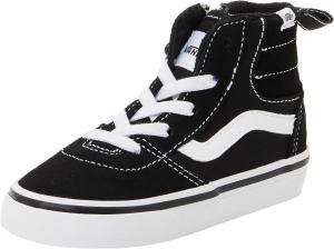 Vans Unisex-Child Ashwood Hi Decon высокие кроссовки на молнии, Suede/Canvas Black/White