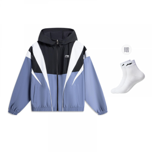 Тренч мужской из коллекции LiNing Sports Life, синий