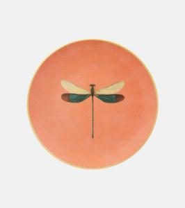 Фарфоровая тарелка Insetti Dragonfly Les-Ottomans, Multicolor