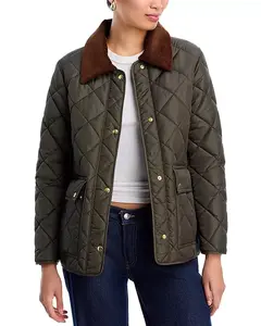 Стеганая куртка в стиле "амбарная" - эксклюзив Aqua, зеленый