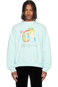 Толстовка с изображением теннисного мяча в стиле манга Casablanca, синий