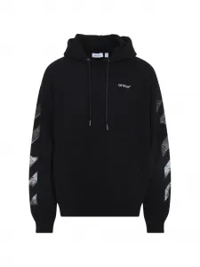 Худи с логотипом в виде стрелы OFF-WHITE, черный