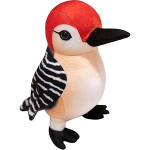 Плюшевая игрушка Woodpecker совместимость с возрастами от 3 лет куклы плюшевая кукла высота 20см/25см YUEZHILIAN, красный