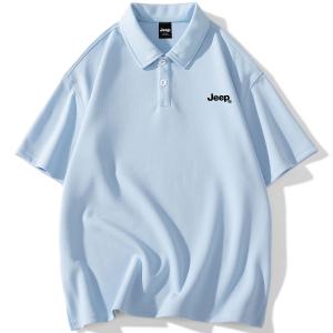 Унисекс поло Jeep, светло-голубой