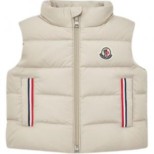 Пуховик для малышей Moncler, светло-бежевый