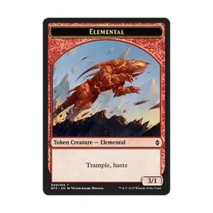 CCG Элементаль - Жетон (C) (красный), MTG - Battle for Zendikar