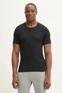 Хлопковая футболка 3 шт Boss, черный