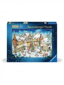 Пазл Ravensburger «Рождественская деревня» из 1000 деталей с красочным рисунком