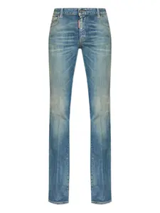 Джинсы с эффектом выцветания DSQUARED2, синий