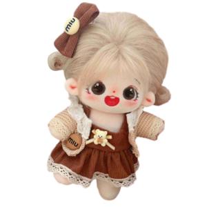 Очаровательная премиальная двусторонняя хлопковая кукла плюшевая кукла высотой 20см Dolls and bears dance