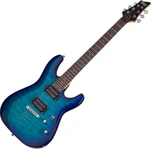Совершенно новая электрогитара Schecter C-6 Plus, цвет Ocean Blue Burst