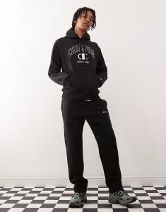 Прямые брюки-джоггеры черного цвета Champion