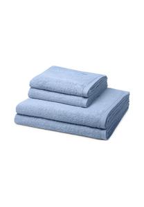 Набор полотенец Ross Vita, 4 штуки, 100x50/140x70 см, голубой