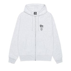 Худи Stussy Swim Out Zip Hoodie, Ash Heather