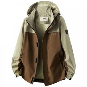 Тренч Unisex с капюшоном Moderate Jeep, caramel коричневый