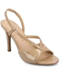 Женские сандалии Varra Crossover Strap Dress Journee Collection, коричневый/бежевый