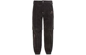 Трикотажные спортивные штаны мужские темно-коричневые Evisu, коричневый