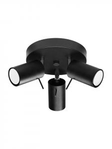 Nice Lamps Потолочный светильник ETNA 3P, черный (высота) 18 см, диаметр 20 см